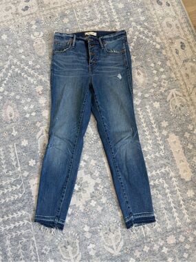 Madewell 10" High Rise Skinny - Button-Fly Jeans - Size 28
